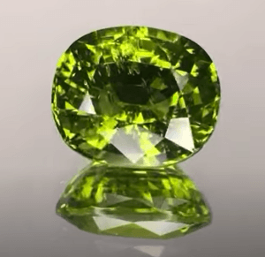 Peridot 11.62ct 12.35mm x 14.60 mm x8.64 mm deep stock#153